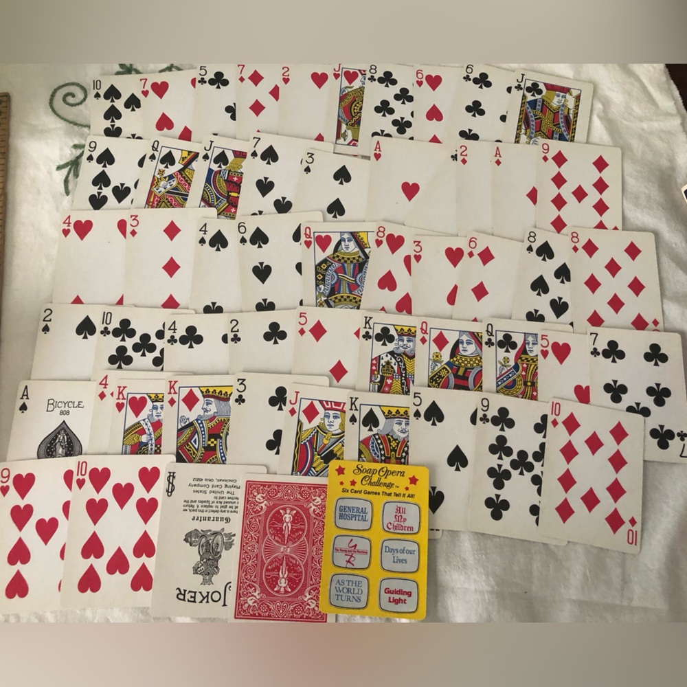 Bicycle Rider Back Playing Cards Made in USA 808 Red - Picture 4 of 5
